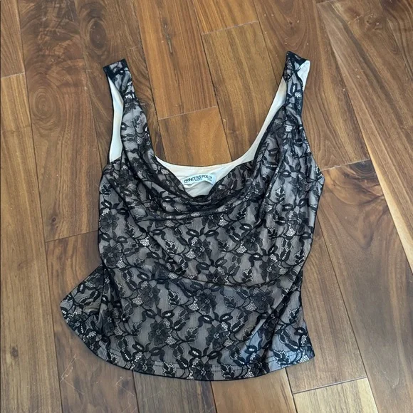 Princess Polly Romani Lace Top Black - Picture 5 of 6